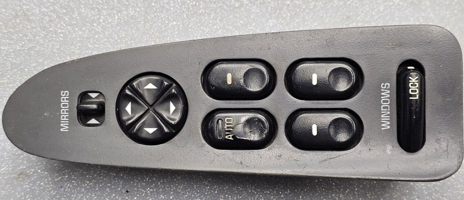 🔥97-05 Century Regal Left Driver aster Power Window Mirror Switch Assembly Wood