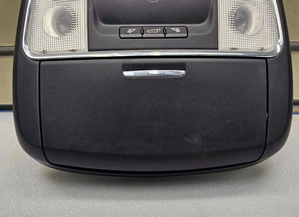 11-15 GRAND CHEROKEE Black Overhead Roof Console Sunroof Liftgate Storage Black