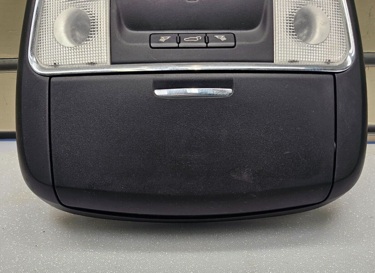 11-15 GRAND CHEROKEE Black Overhead Roof Console Sunroof Liftgate Storage Black