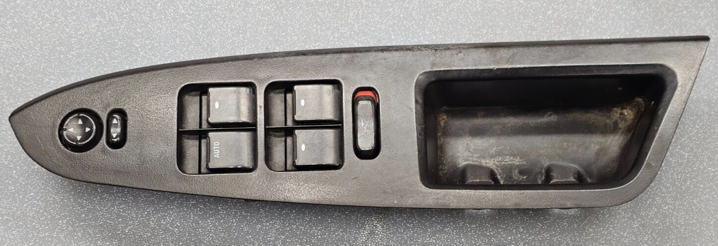 🔥06-08 CHEVY IMPALA LEFT DRIVER MASTER POWER WINDOW SWITCH BEZEL ASSEMBLY BLACK