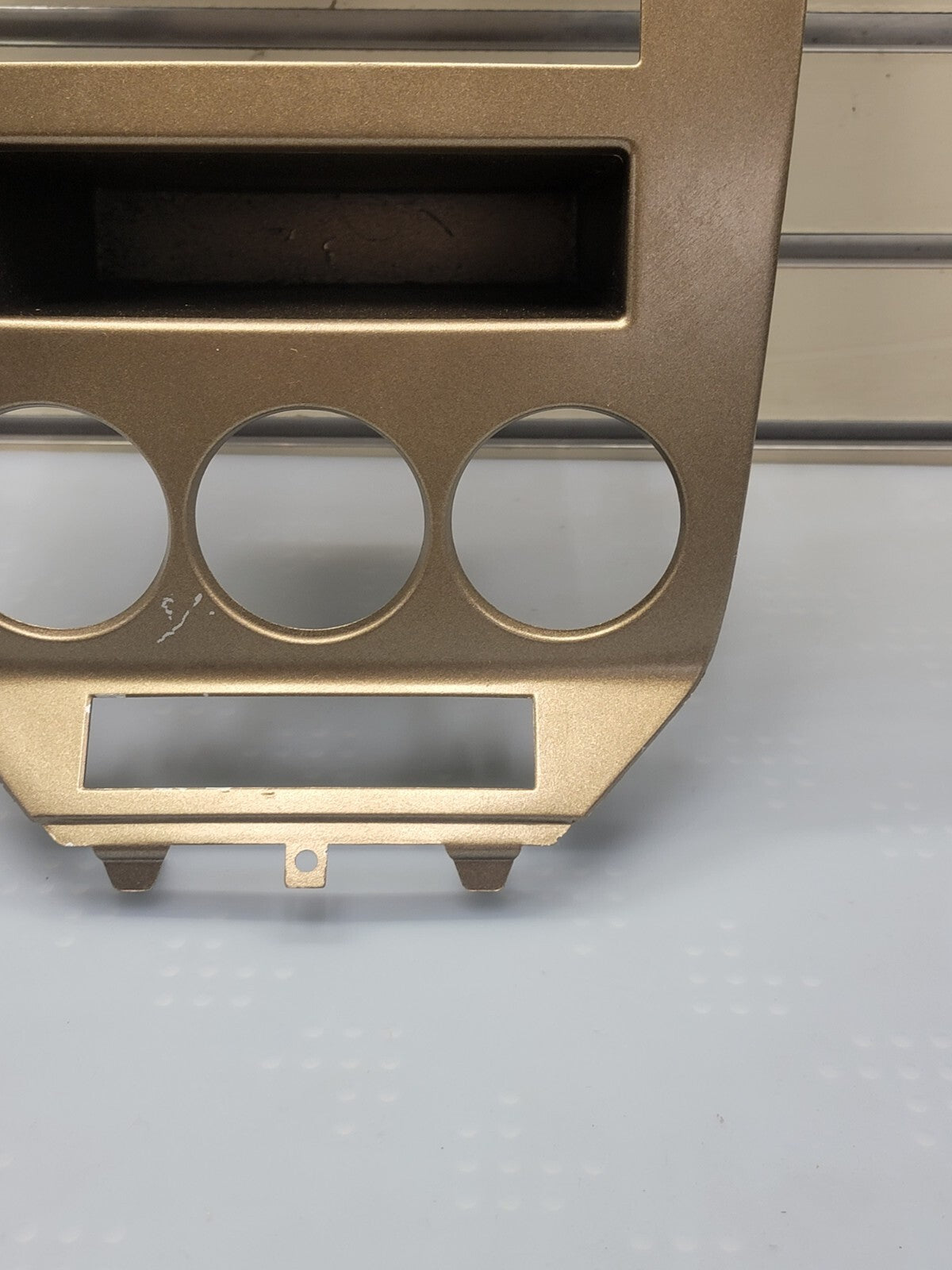 🔥07-09 Dodge CALIBER Dash Radio Center BEZEL Climate Dash Trim Vents golden B15