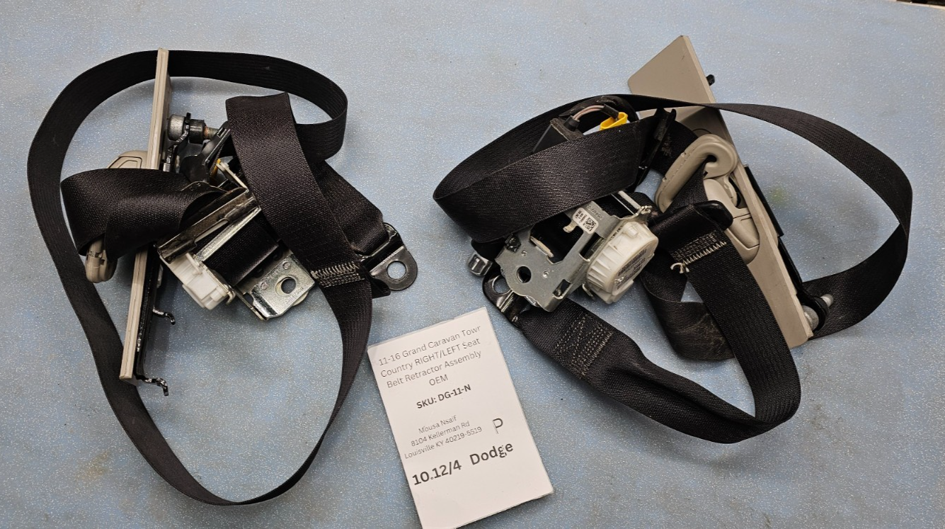 🔥11-16 Grand Caravan Town Country RIGHT/LEFT Seat Belt Retractor Assembly OEM