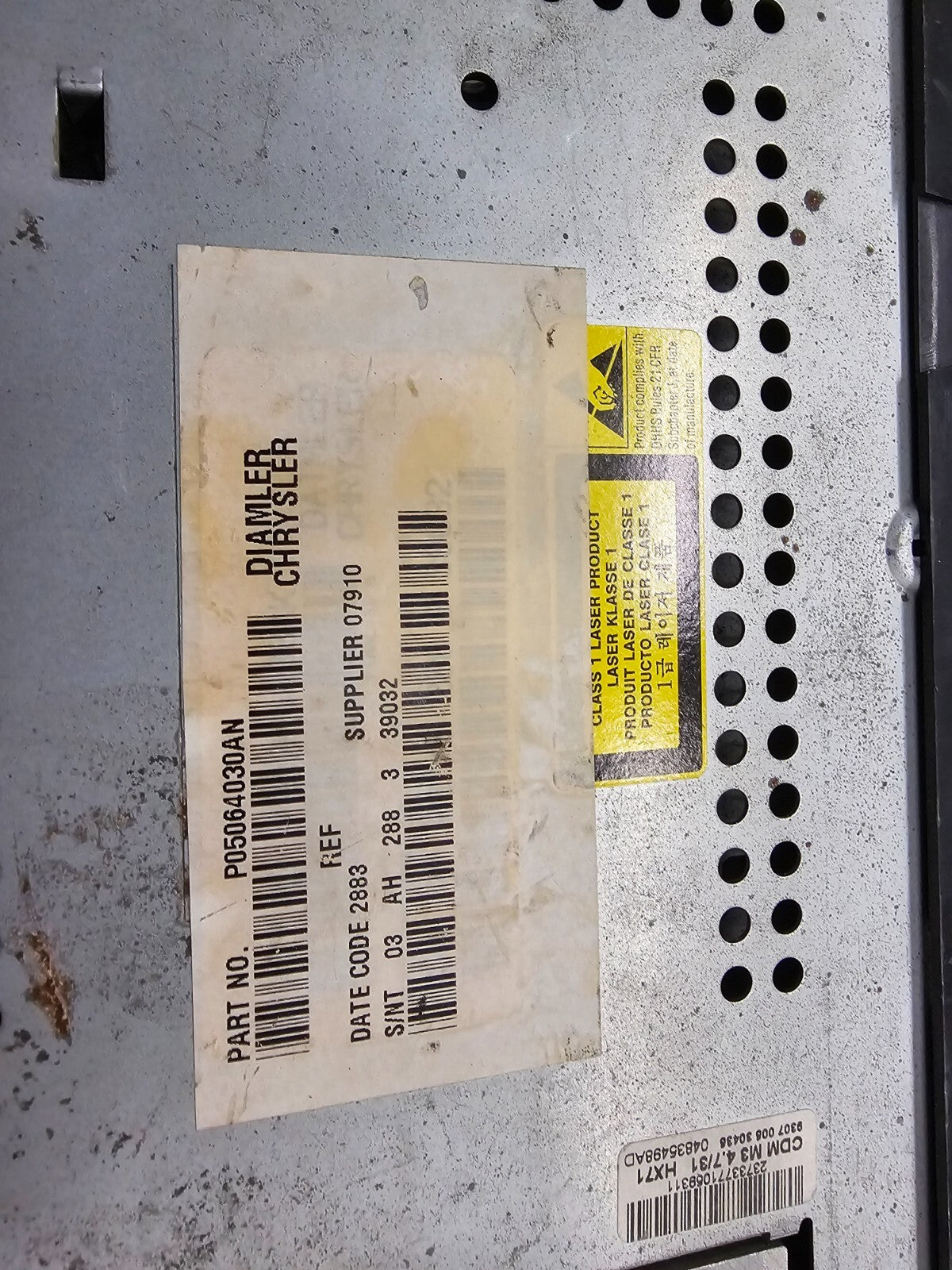 🔥04-10 Jeep Dodge Chrysler Front Dash Radio AM FM CD Aux Input OEM
