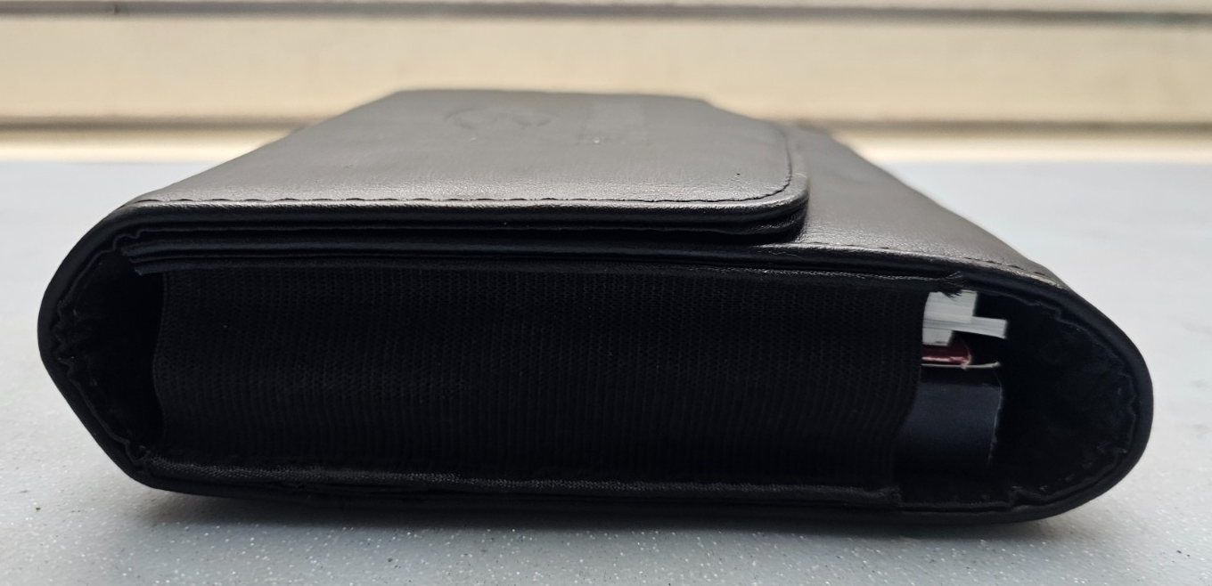 🔥2015 HYUNDAI SONATA Factory Owner’s Manual Handbook Leather Case OEM BLACK
