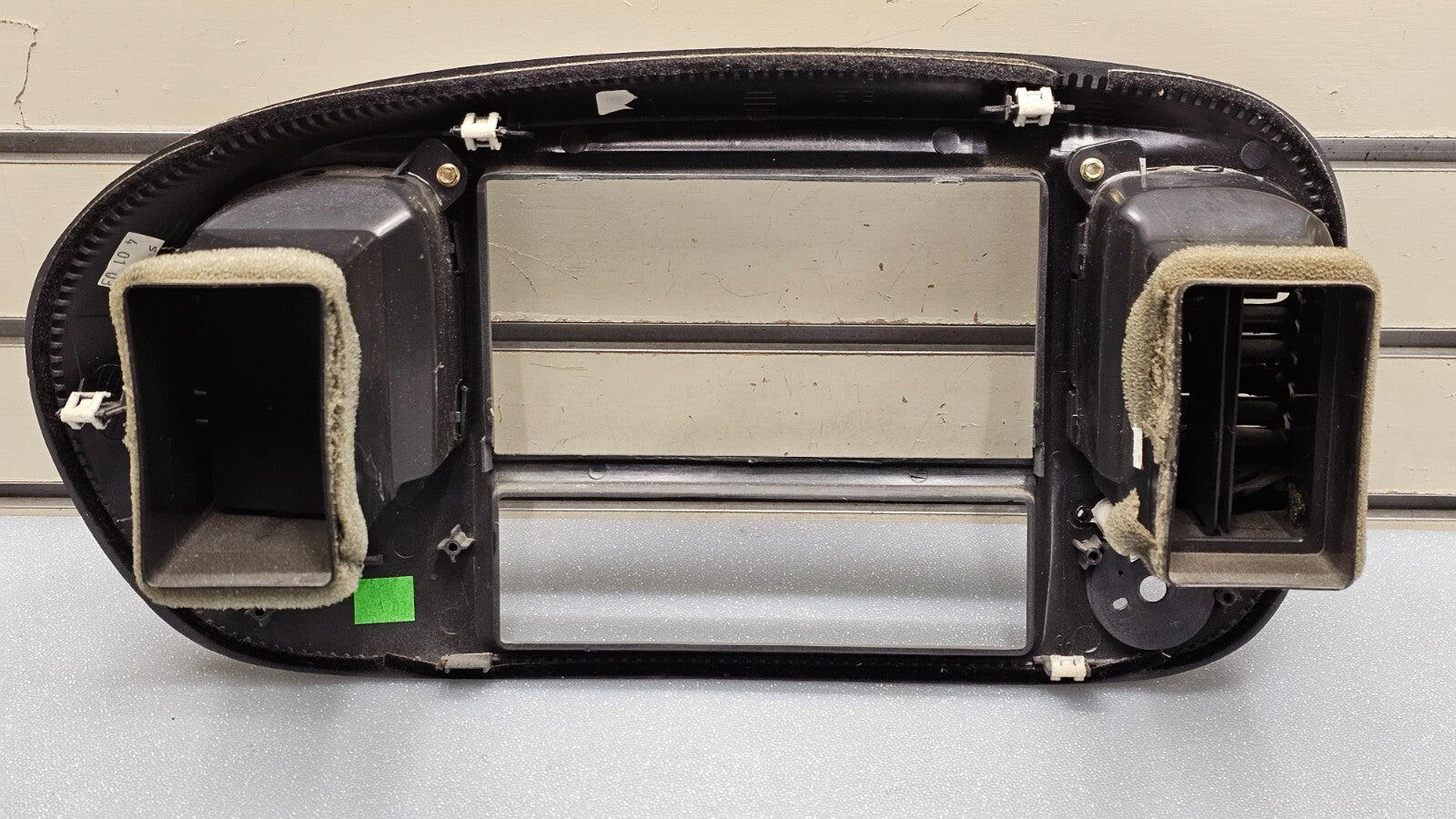 🔥97-03 Ford F150 Center Dash AM FM Radio Climate Trim Stereo BEZEL Panel DK Tan