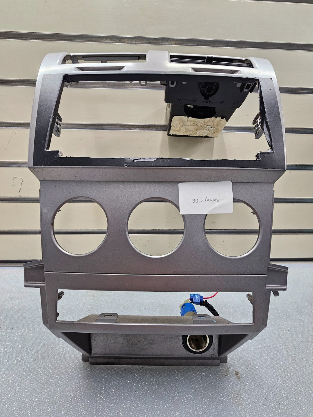 🔥08-10 Dodge Avenger OEM Radio Hvac Bezel Dash trim W/ Hazard Switch & 12v O