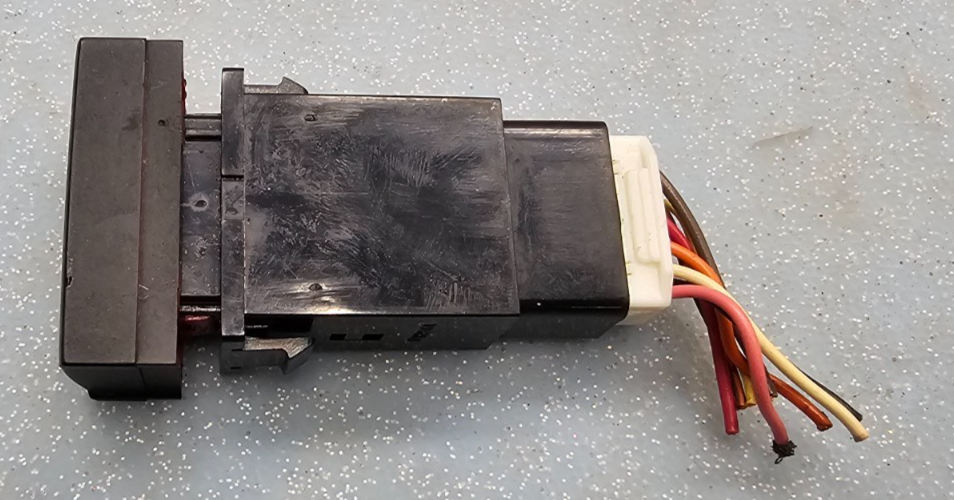 🔥07-09 SANTA FE HAZARD FLASHER EMERGENCY WARNING SWITCH OEM black