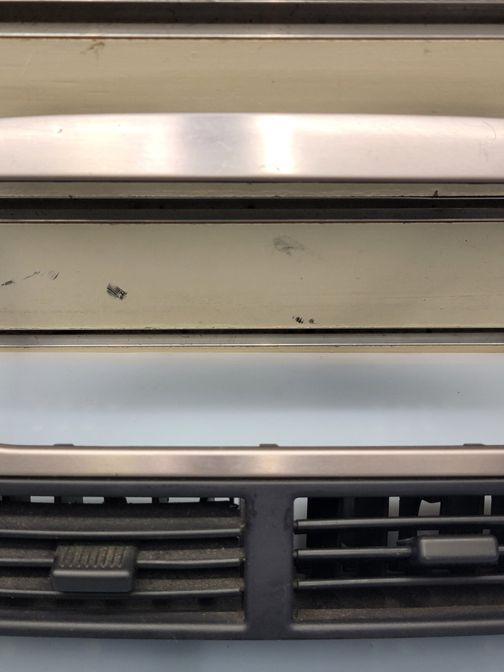 🔥99-04 Jeep Grand Cherokee Center Dash RADIO Bezel A/C Air Vent Trim silver