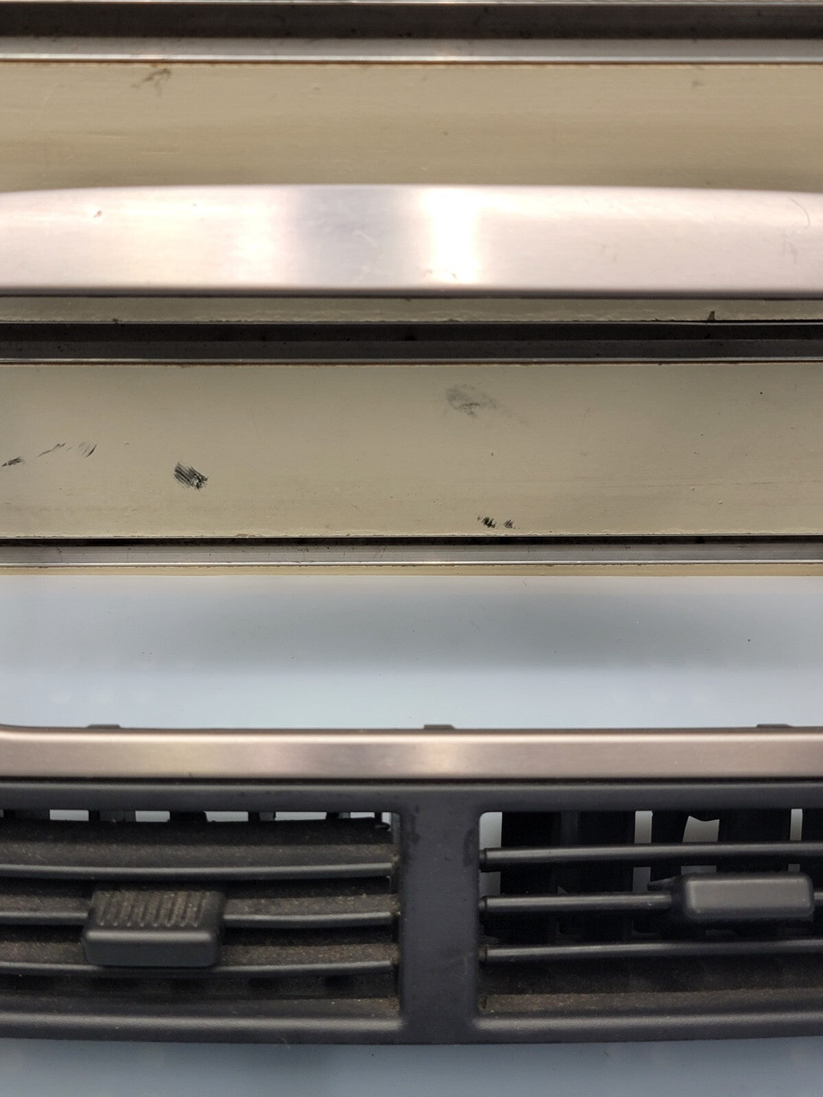 🔥99-04 Jeep Grand Cherokee Center Dash RADIO Bezel A/C Air Vent Trim silver