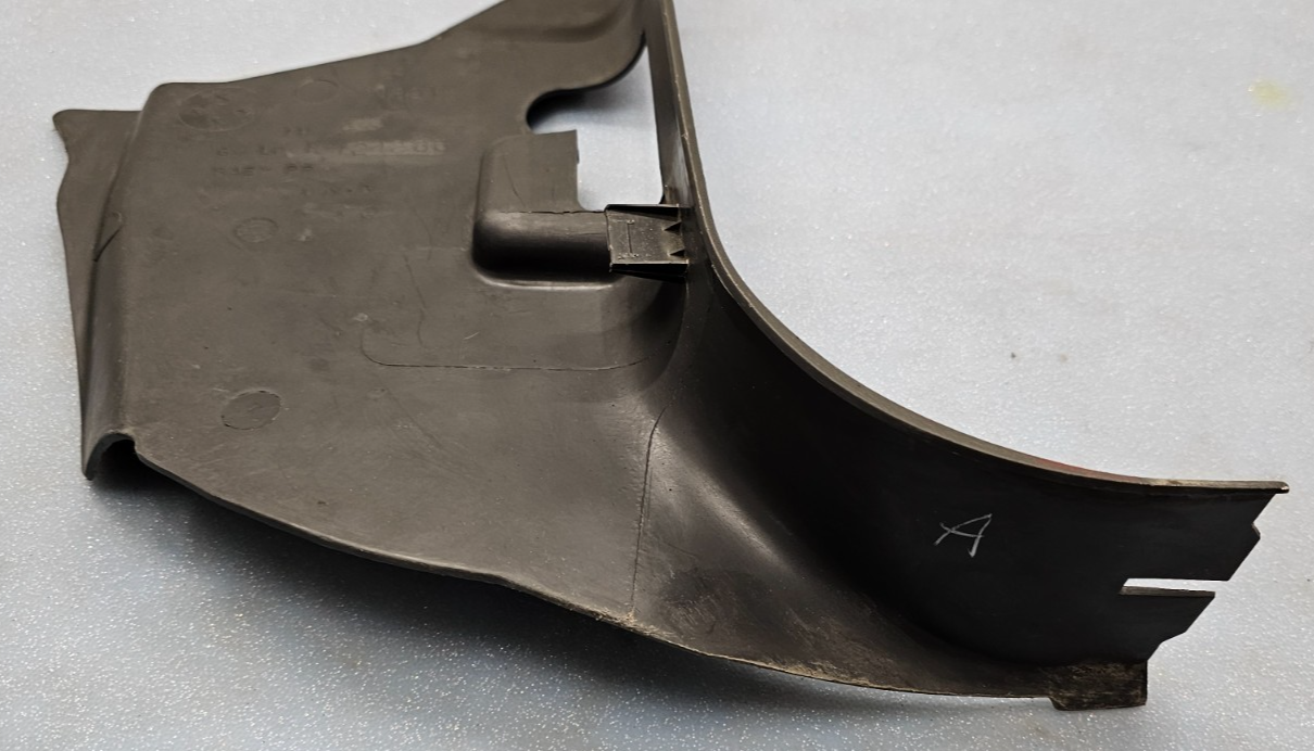 🔥99-06 SILVERADO SIERRA LEFT DRIVER KICK LOWER TRIM PANEL HOOD PROP BLACK