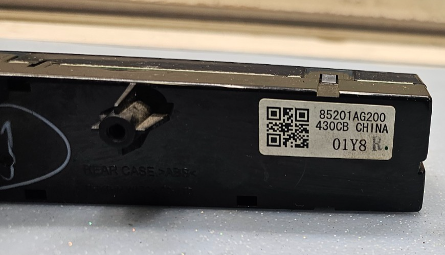 🔥2007-2009 Subaru Legacy Digital Clock Time Display Factory Black OEM