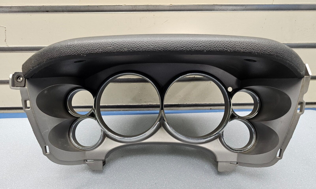 🔥07-13 SILVERADO SIERRA DASH SPEEDOMETER INSTRUMENT CLUSTER BEZEL SILVER C21
