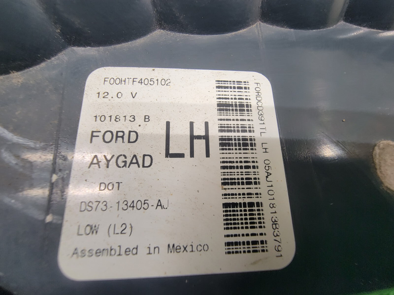 🔥13-16 Ford Fusion Right Passenger LED Tail Light Assembly Lamp Chrome OEM