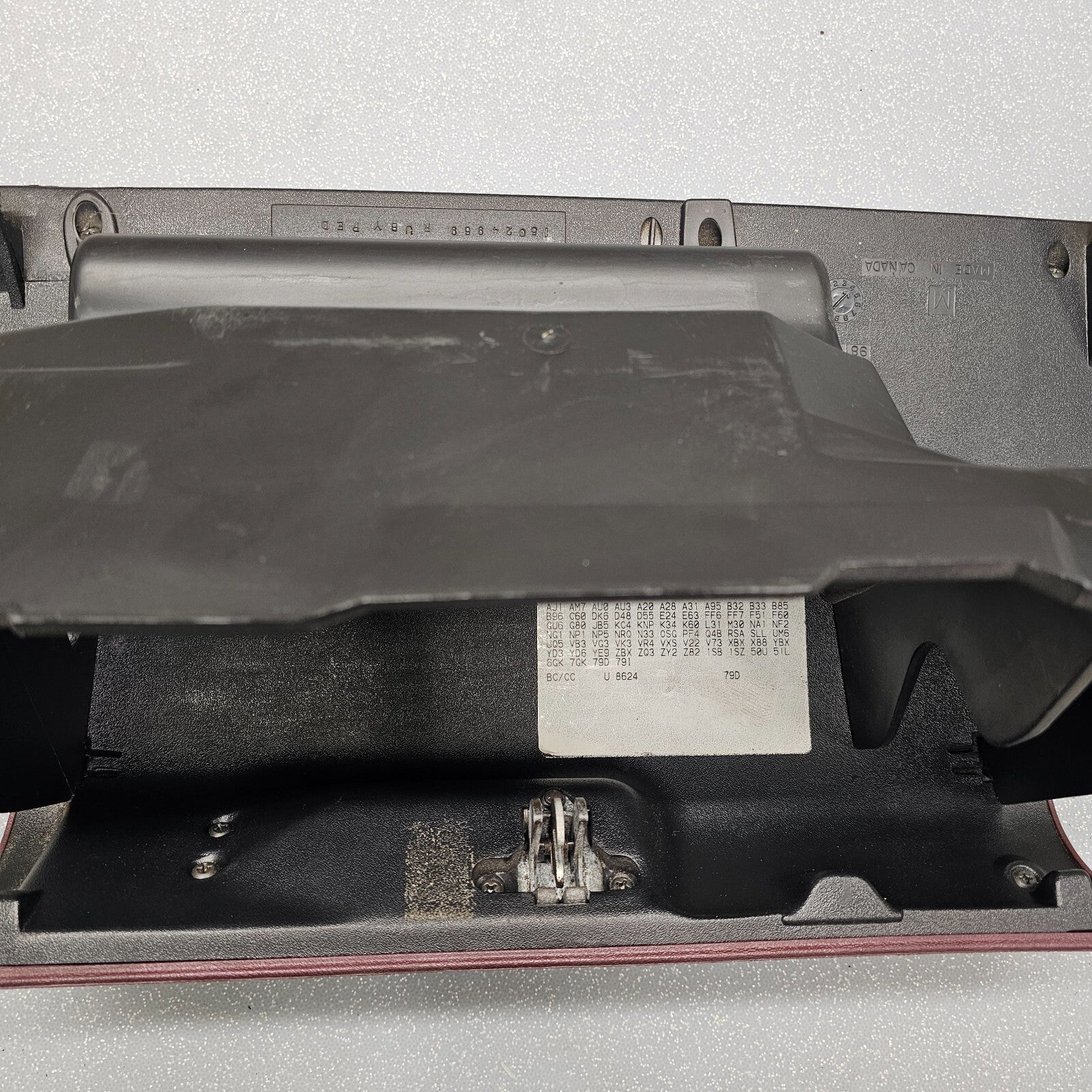 🔥95-99 CHEVY GMC TRUCK SILVERADO C/K Glove Box Storage Door RED G2