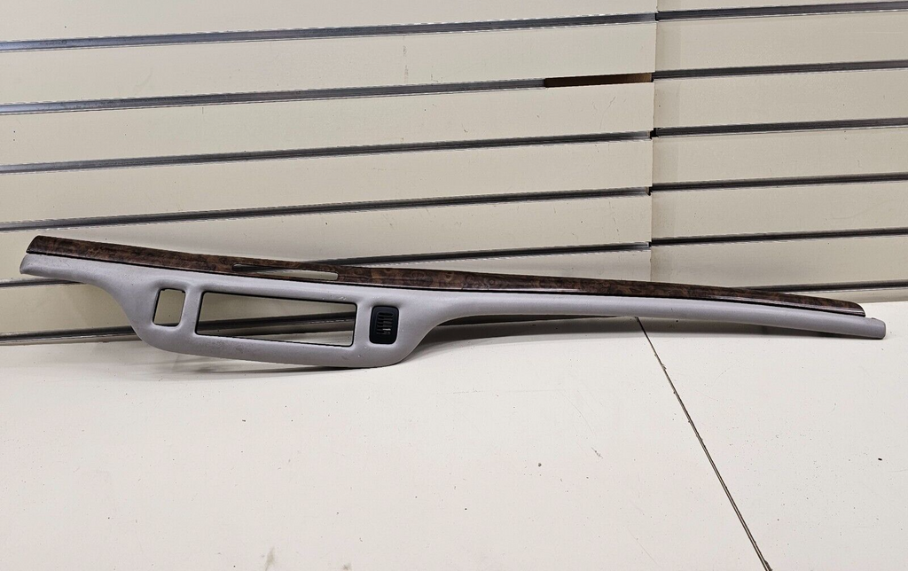 95-97 Lincoln Town Car DASH AC Heater Climate Control Bezel Trim Panel WOOD/GRAY