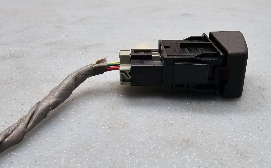 🔥03-08 Honda Pilot Accord Emergency Hazard Light Control Switch Unit Black OEM