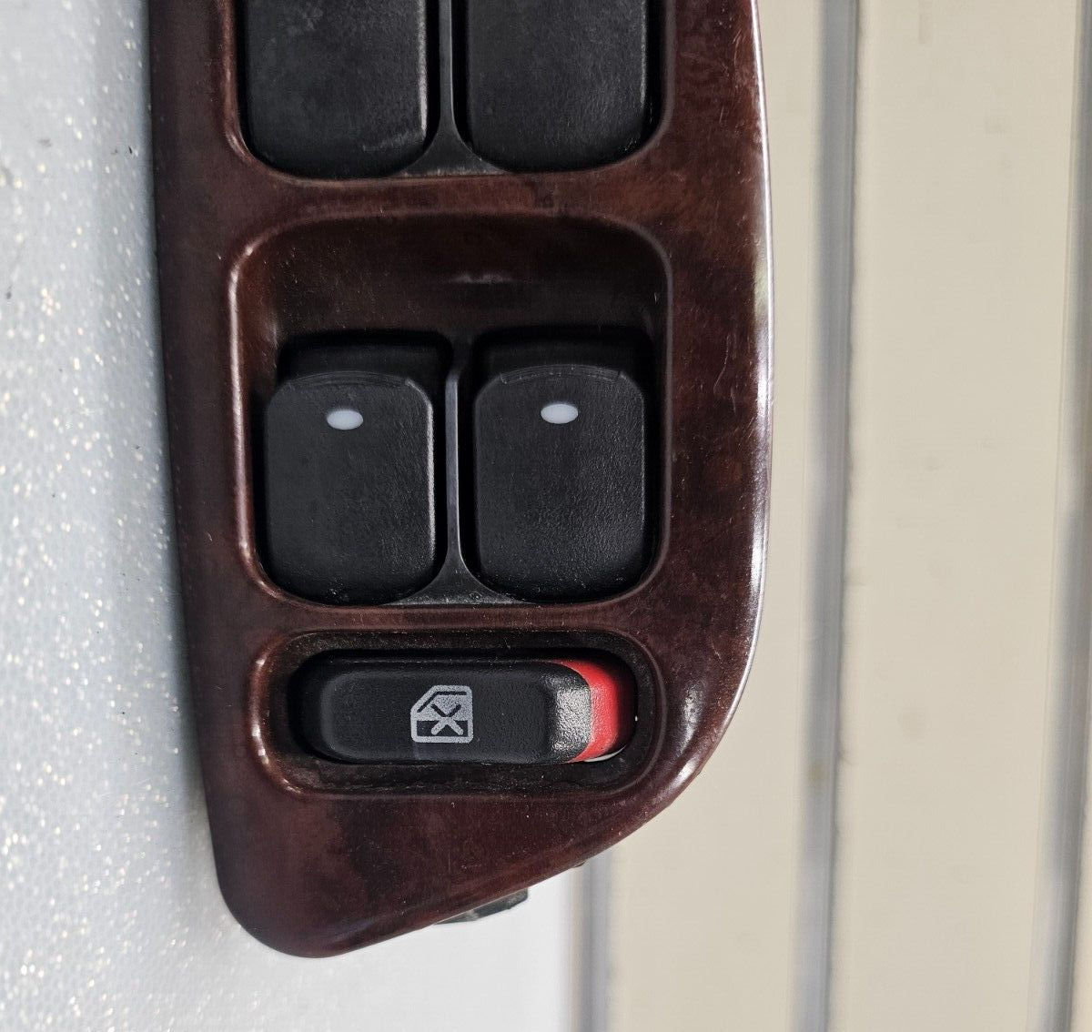 🔥04-07 CHEVY MALIBU LEFT DRIVER POWER WINDOW MASTER SWITCH ASSEMBLY WOOD OEM