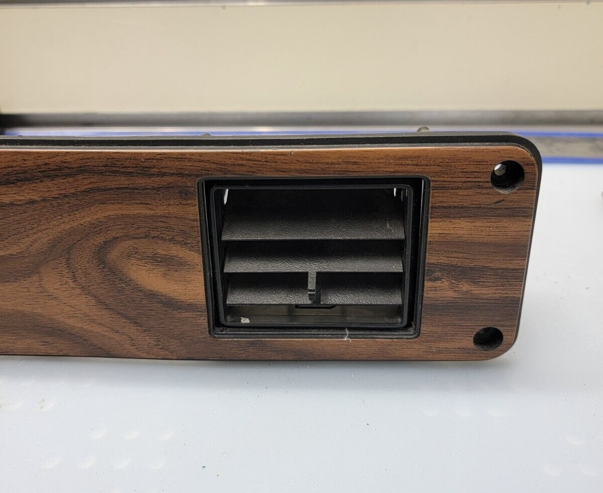🔥87-96 Dodge Dakota Dash Slide Out Cup Holder & Bezel W/Vent Trim Woodgrain OEM