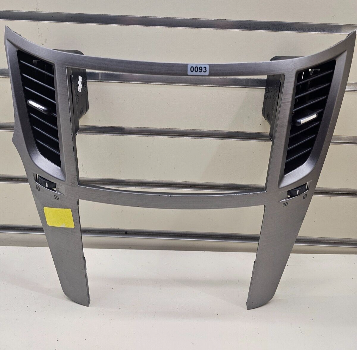 🔥10-14 Legacy Outback Front Dash Radio Stereo Climate Trim Bezel Panel Silver