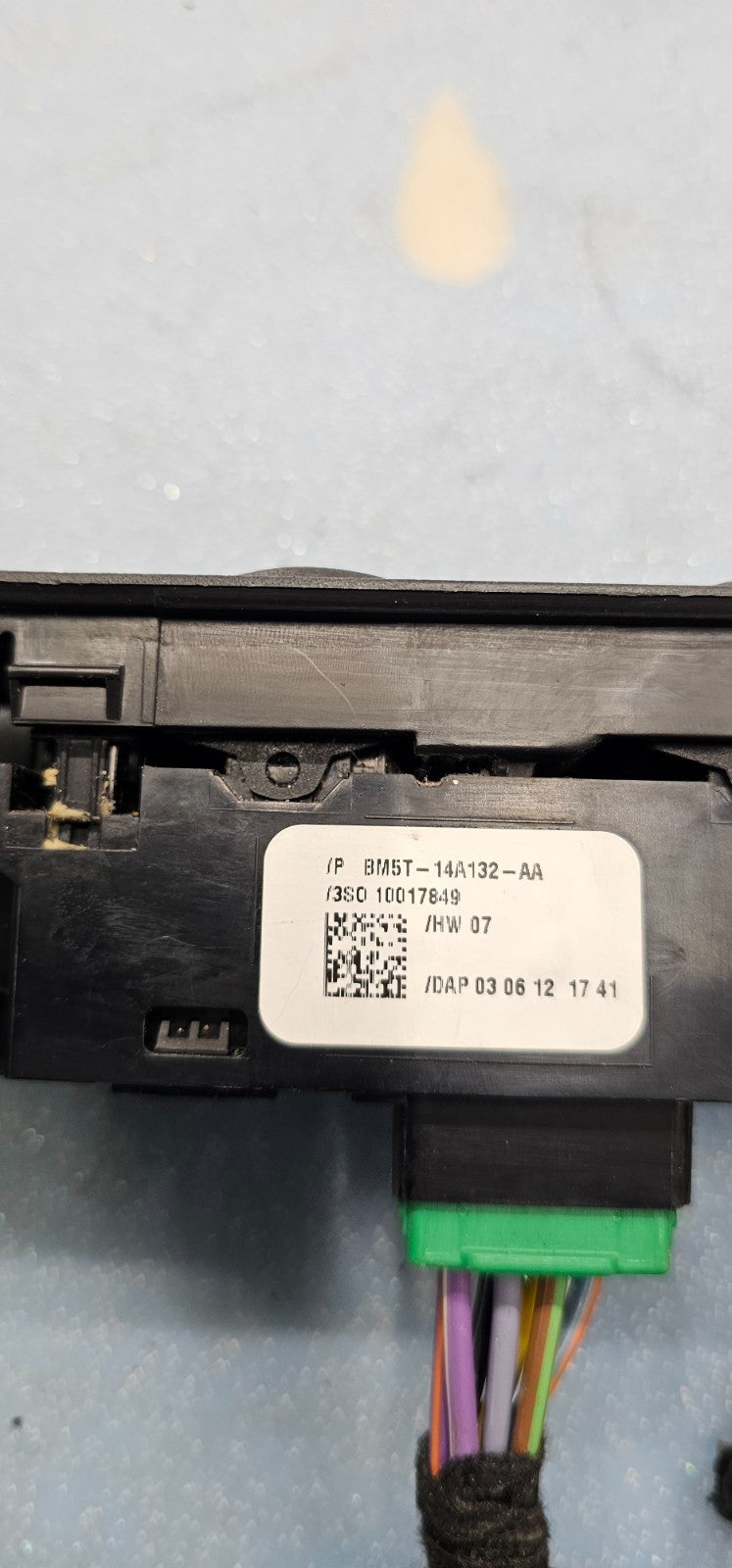 12-18 Focus Escape Front Left Driver Master Power Window Switch Regulator Black