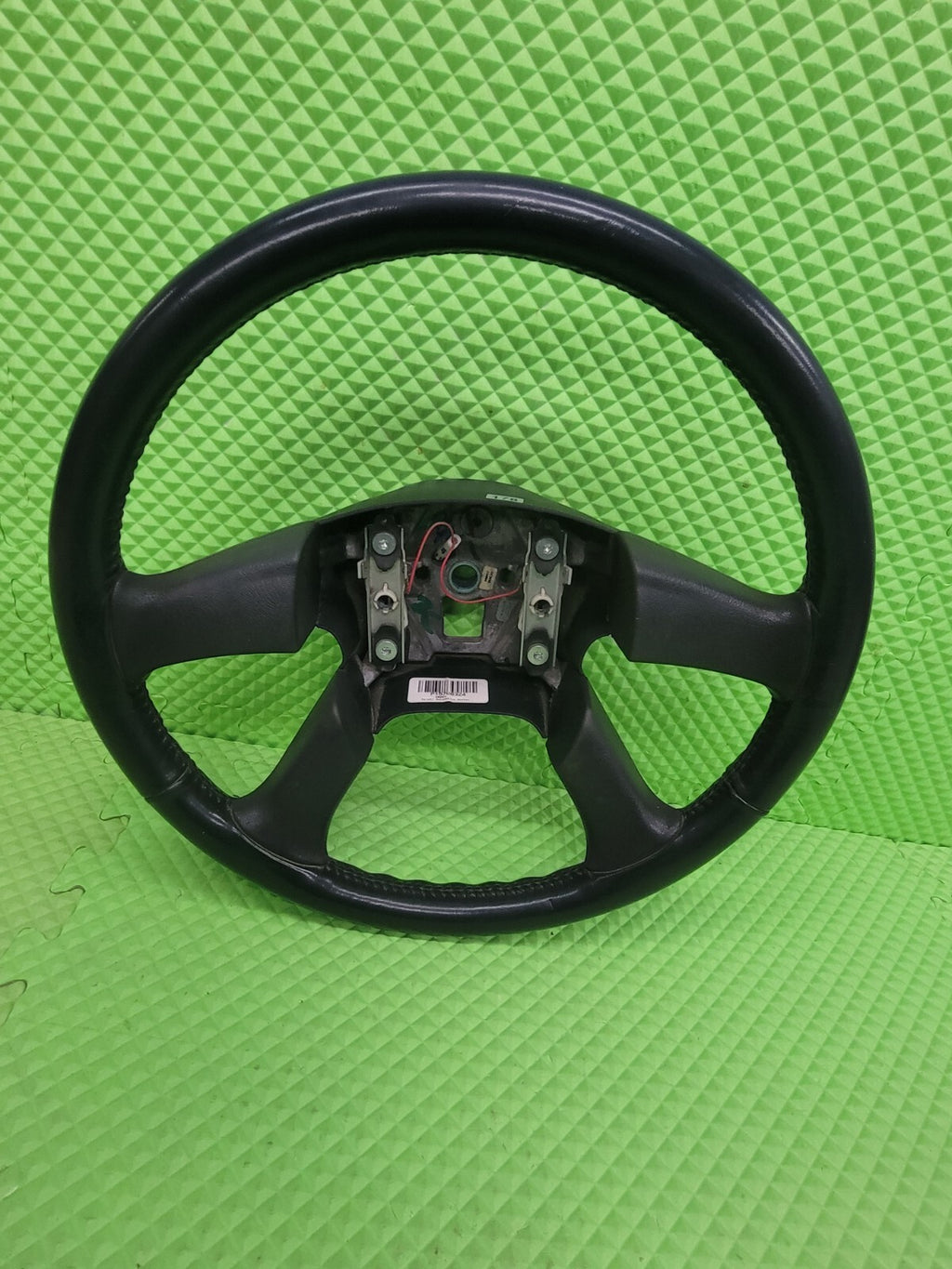 🔥03-06 SILVERADO SIERRA YUKON TAHOE SUBURBAN STEERING WHEEL LEATHER BLACK