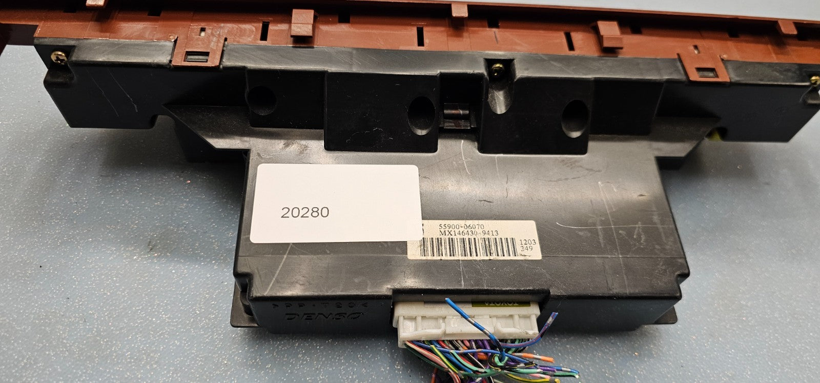 🔥02-06 Camry Dash A/C HVAC AC Heater Temperature Climate Control Unit Wood