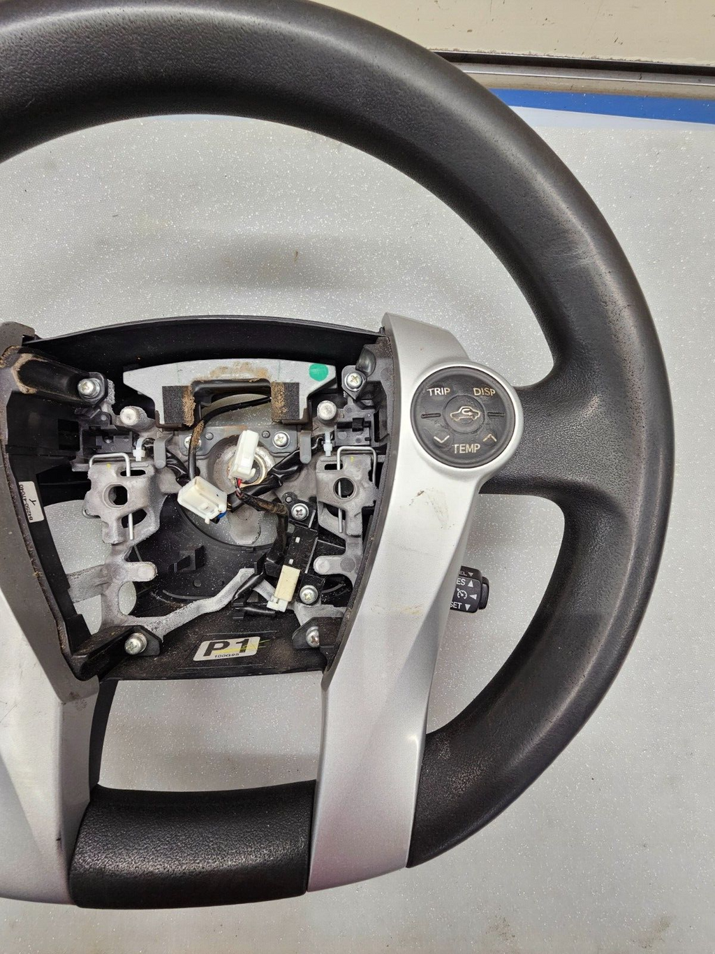 🔥2010-2015 Toyota Prius Steering Wheel With Audio Cruise Switch Black OEM
