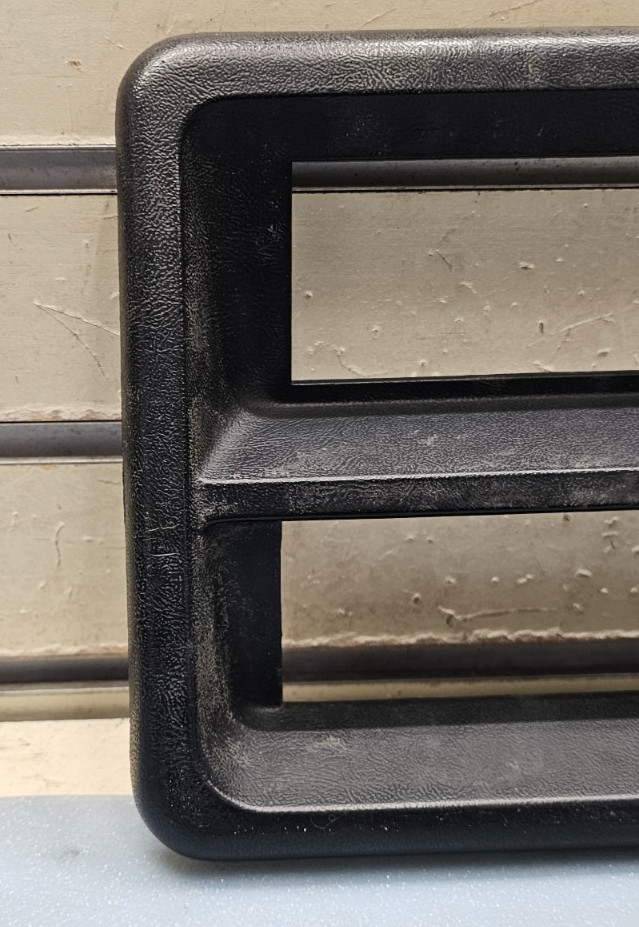 🔥87-91 Ford F150 F250 Bronco Center Dash Radio Stereo Bezel Trim Panel Black