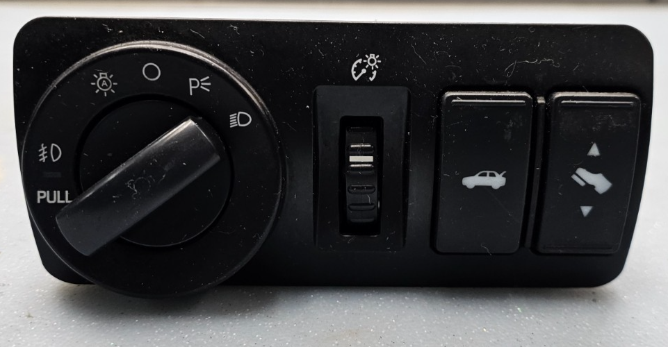 🔥05-07 Five Hundred Taurus Montego Fog Headlight Lamp Dimmer Trunk Switch Black