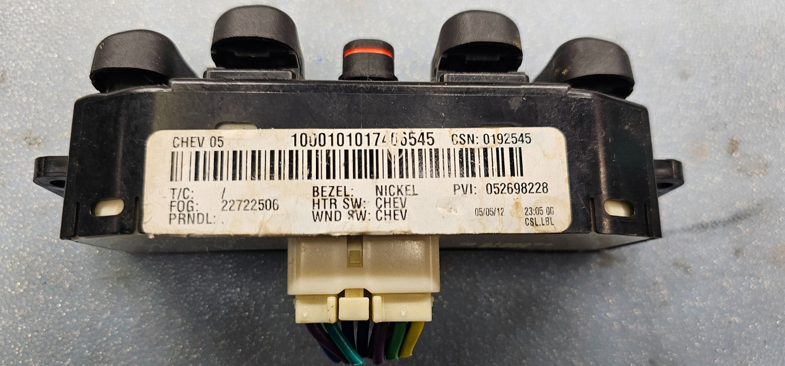 🔥05-06 Equinox Left Driver Master Power Window Door Switch Black Assembly Black