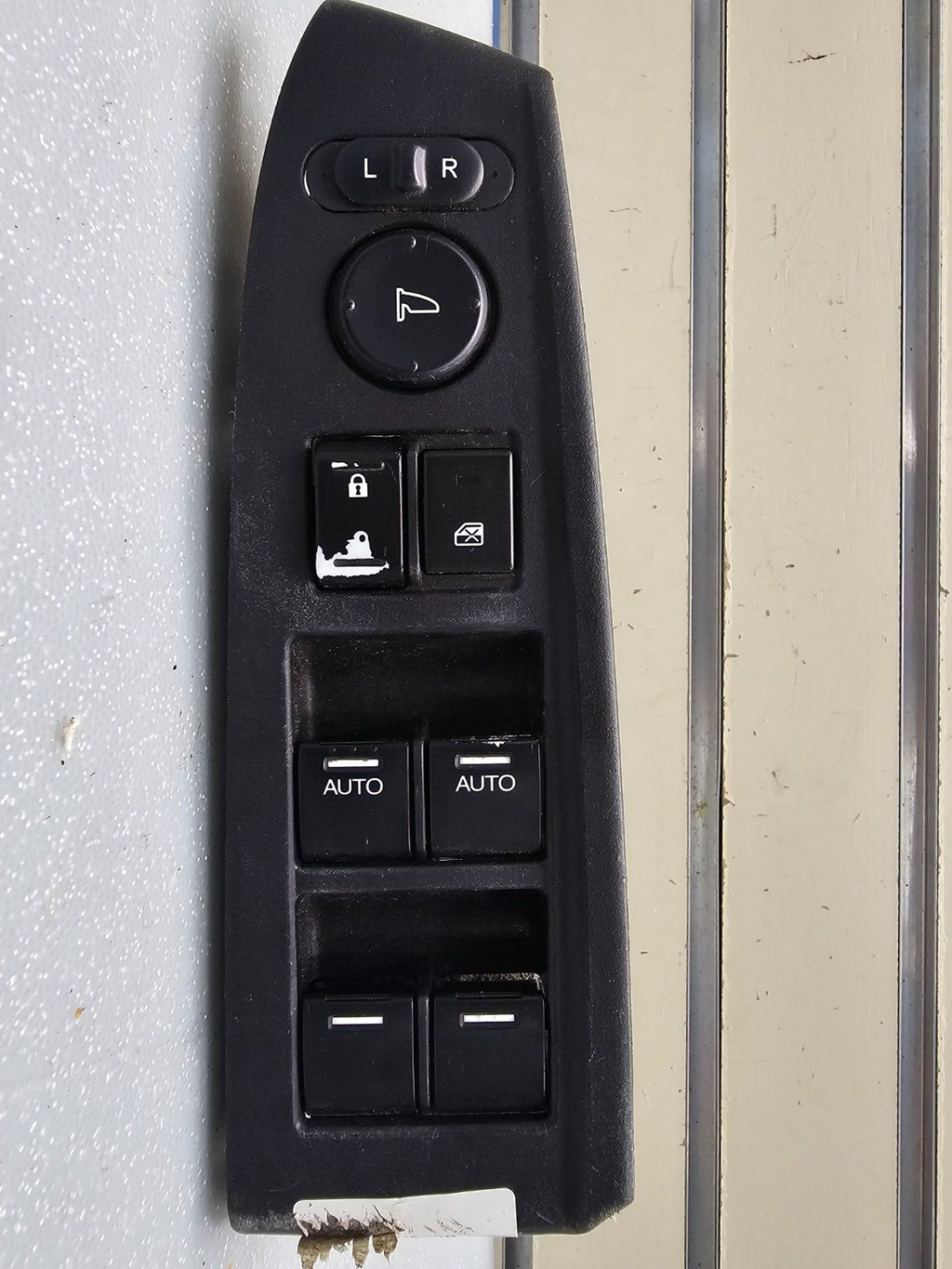 08-12 ACCORD Left Driver Door Master Power Window Lock Switch Assembly Black OEM