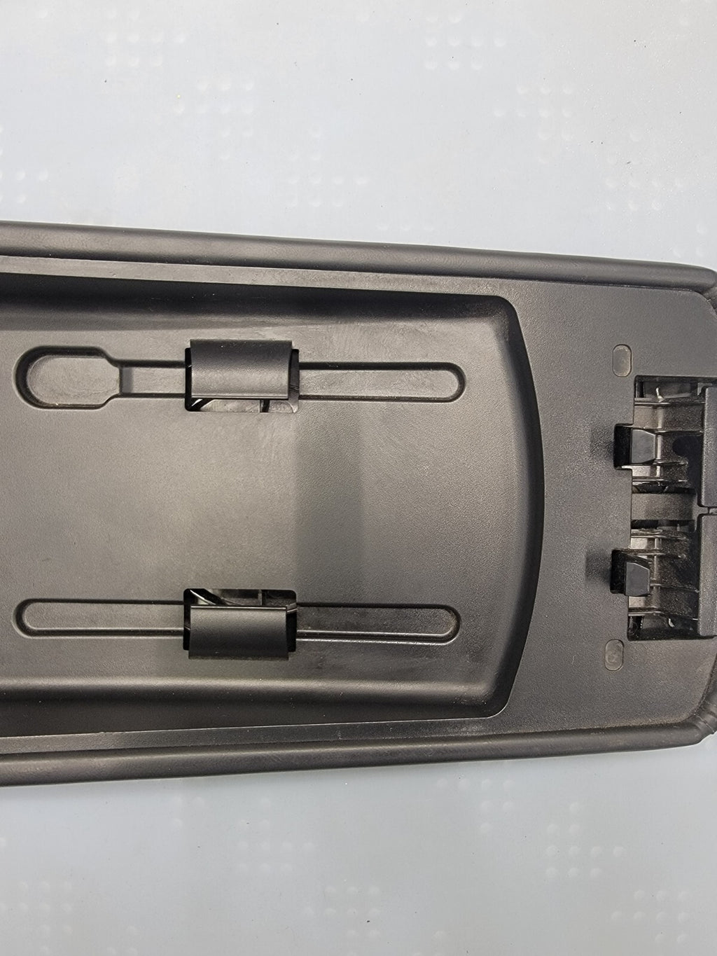 🔥2008-2010 Dodge Charger Armrest Console Lid Leather Assembly Storage BLACK