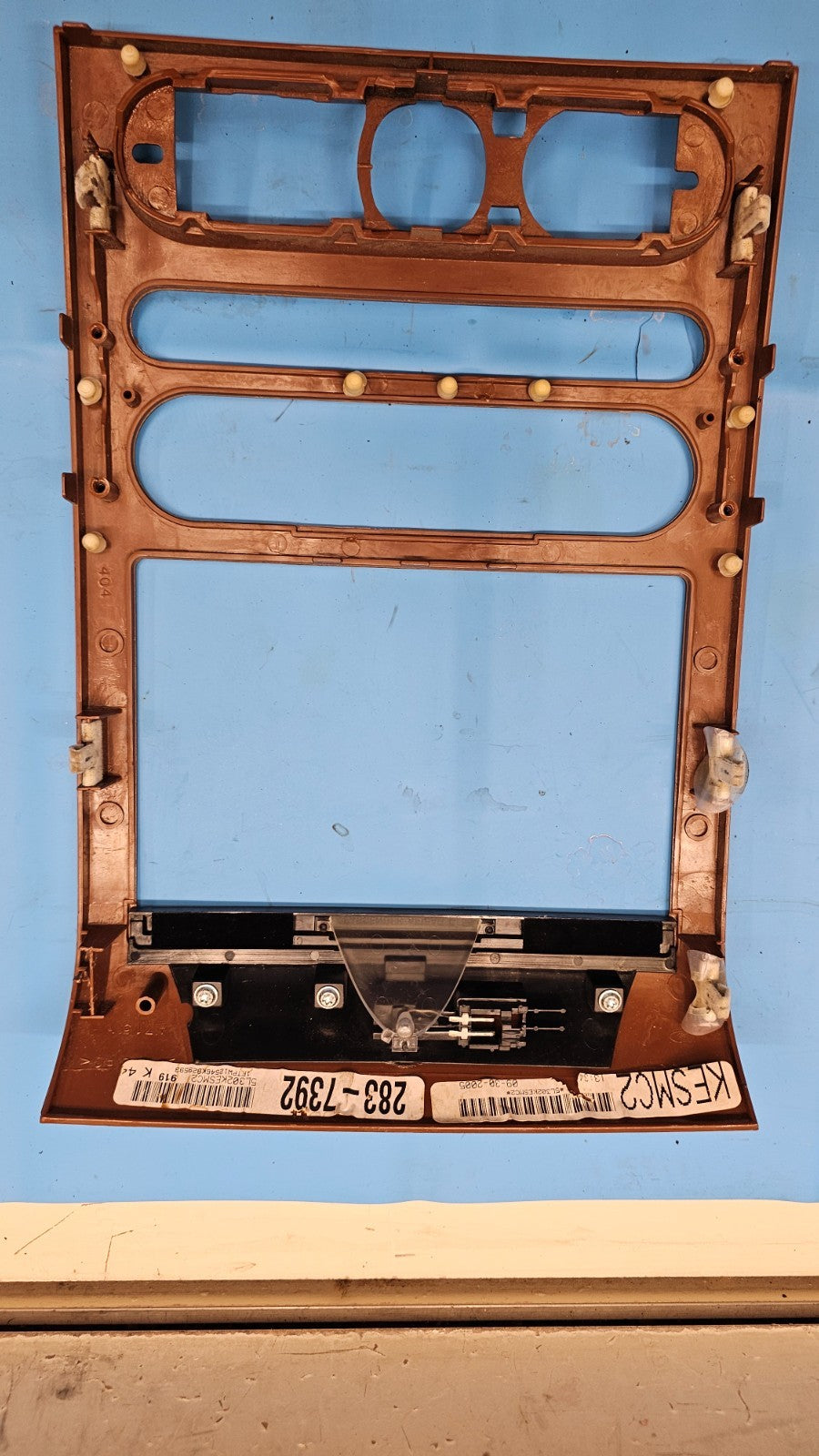 🔥04-08 Ford F150 Dash AM FM Radio Stereo Display Climate Bezel Trim Panel Wood