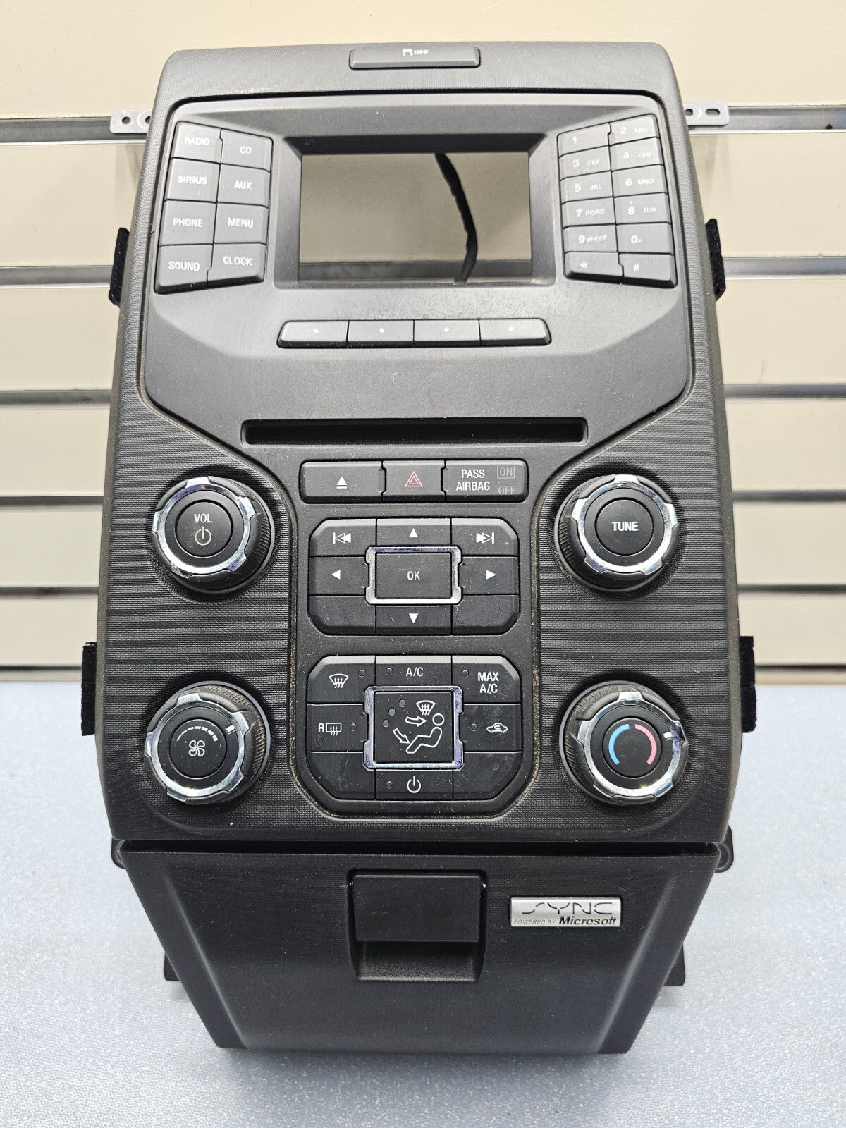 🔥13-14 Ford F150 4.2" Display Radio Heater Control Bezel Cover Lower Glove Box