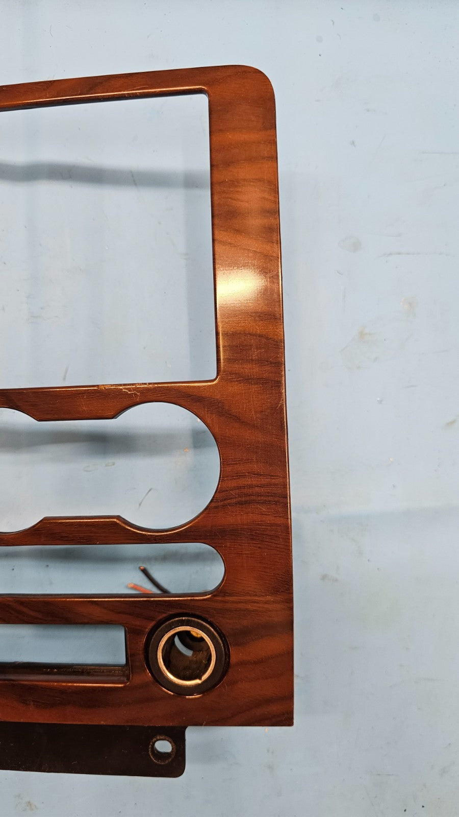 🔥08-09 Taurus Sable Center Dash FM Radio Stereo Climate Bezel Trim Panel Wood