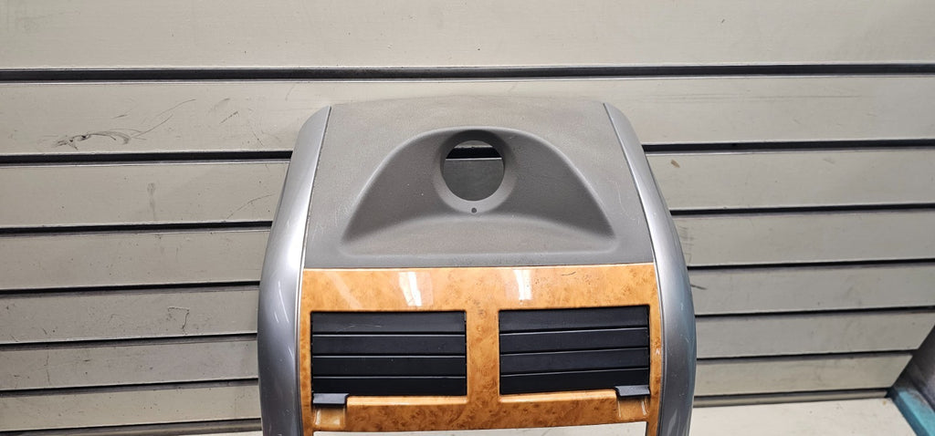🔥07-09 ASPEN Center Dash 2 DIN RADIO STEREO BEZEL TRIM INSTRUMENT PANEL WOOD