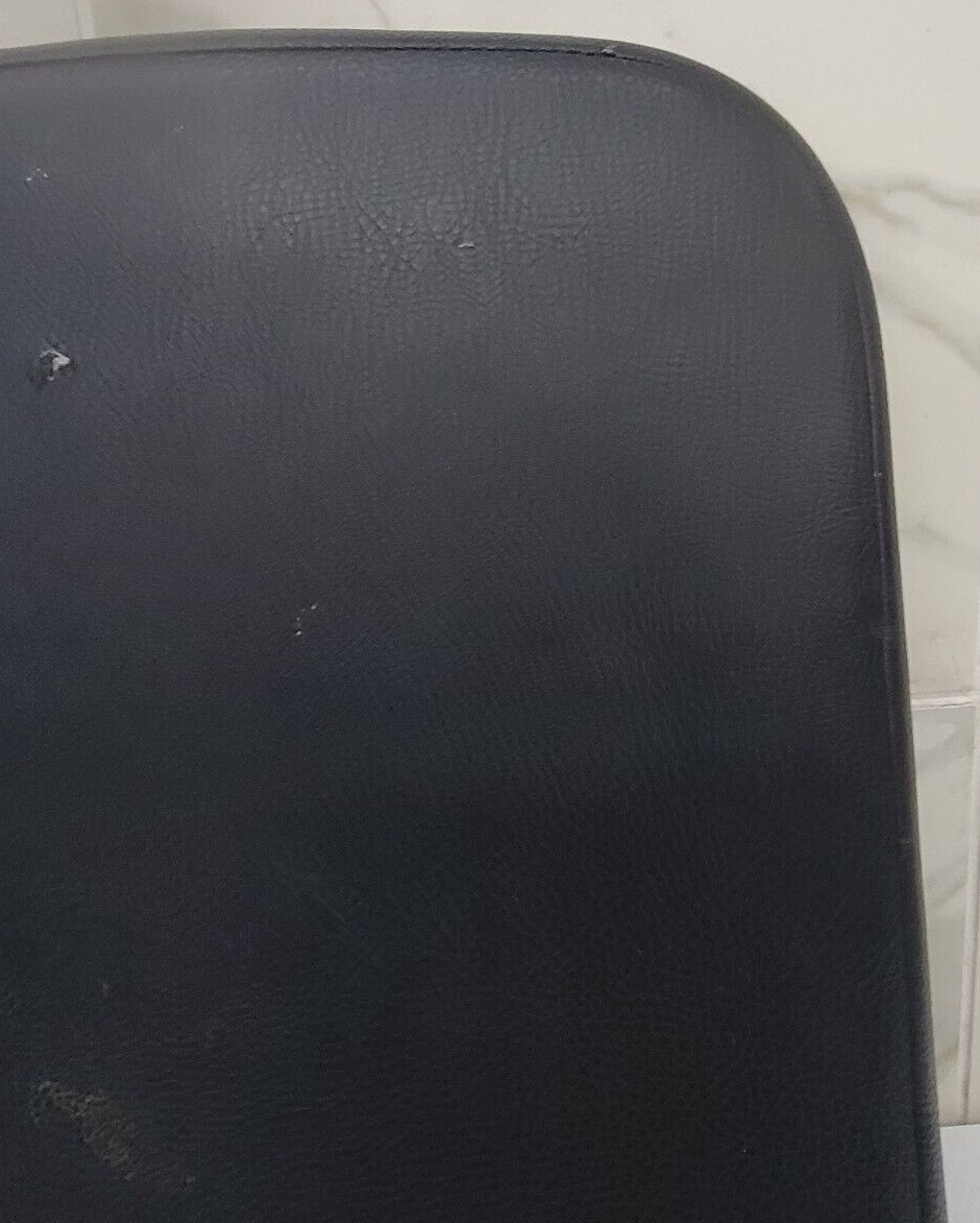 02-08 Dodge RAM Center Console Jump Seat ARMREST Cover Lid Leather Dark Blue JS7