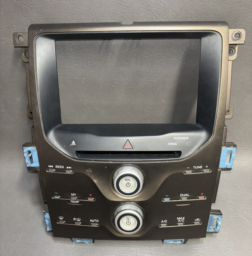 11-14 Ford Edge Dash Radio AC Heater Dual Climate Control Temperature Trim Panel