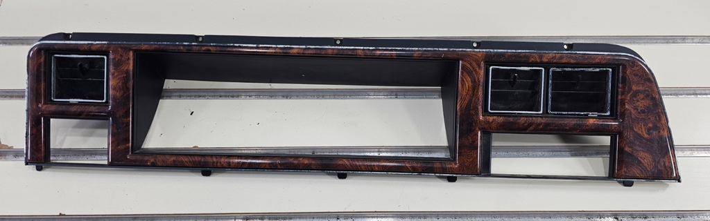 🔥91-93 Chrysler New Yorker Dash Instrument Cluster Speedometer Bezel Wood 
