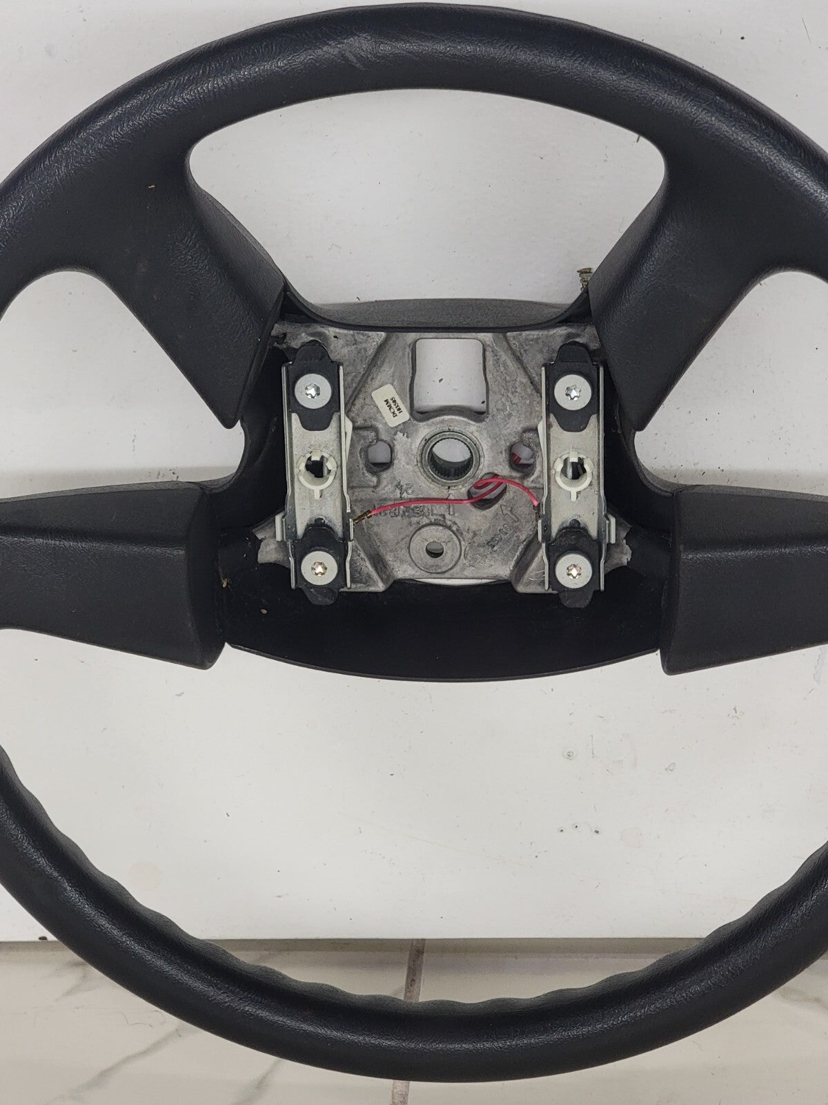 🔥03-06 SILVERADO SIERRA YUKON TAHOE SUBURBAN STEERING WHEEL LEATHER BLACK