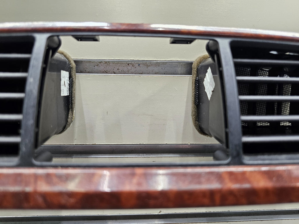 🔥01-06 Acura MDX Dash Center AM FM Radio Stereo Bezel Trim Panel Assembly Wood