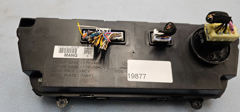 🔥15-17 Hyundai Sonata CENTER AC A/C HVAC Heater Climate Control BLACK OEM