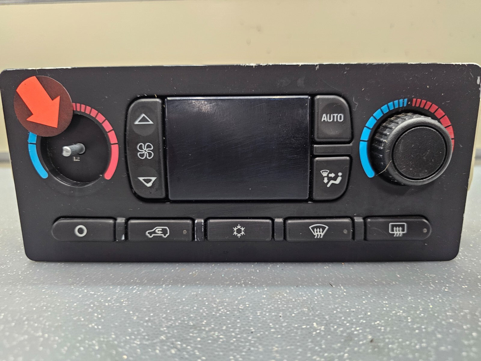 03-06 Silverado Sierra Dash Climate Heater Temperature Control Air Conditioning