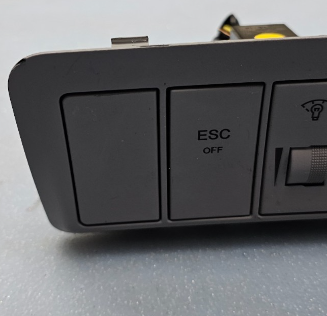 🔥07-09 Hyundai Santa Fe Dash Switch Panel Dimmer Lock Fog Light Control Gray
