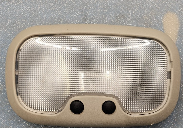 🔥07-12 Dodge Caliber Roof Overhead Console Lights Lamp w/o Sunroof Trim TAN OEM