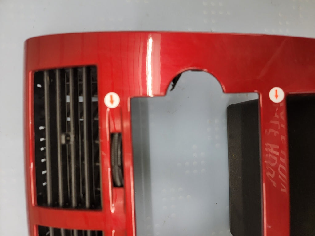 🔥07-09 Dodge CALIBER Dash Radio Center BEZEL Climate Dash Trim Vents Red B15