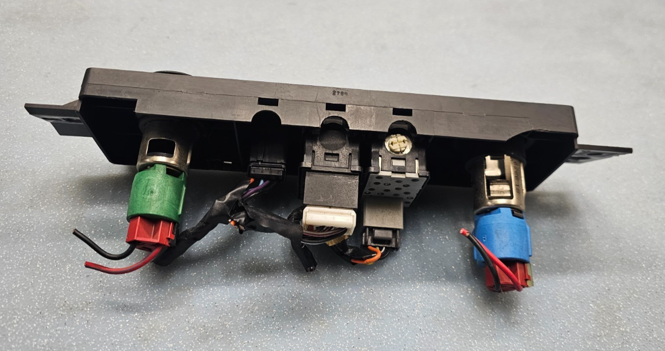🔥1997-2001 Jeep Cherokee wiper Dash Switch Panel black OEM