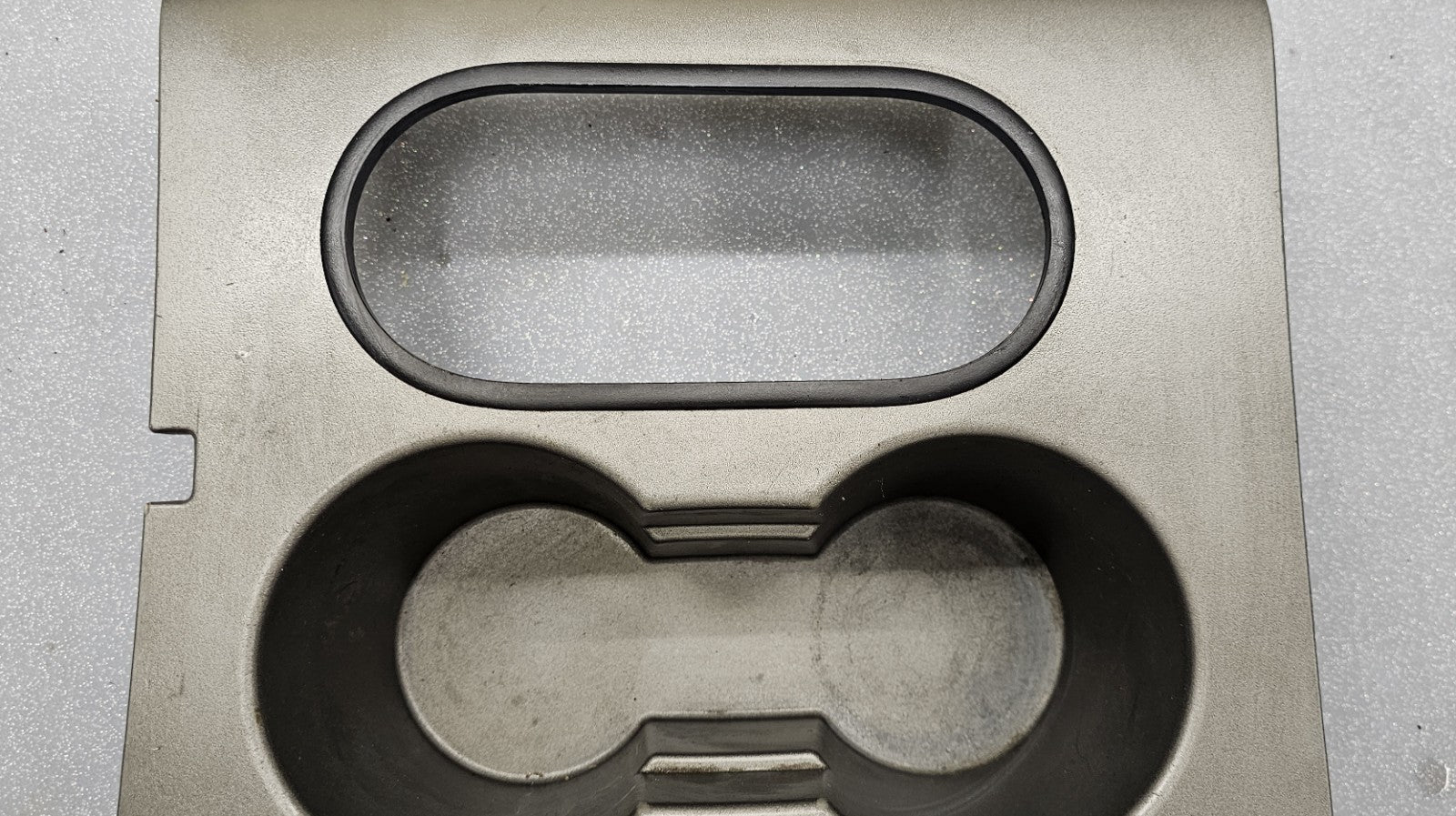 🔥04-08 Ford F150 Center Floor Console Shifter Shift Bezel Cup Holder Gray OEM