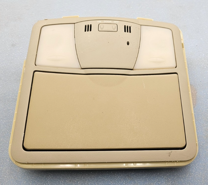 07-12 Nissan Altima Sunroof Overhead Console Dome Light Map Storage Assembly Tan