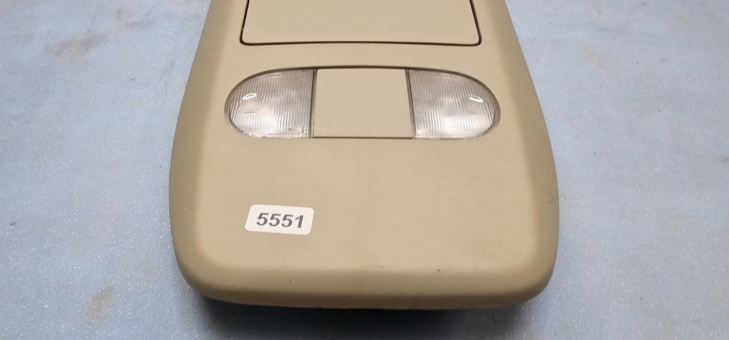 🔥04-08 Ford F-150 F150 Overhead Console DOME Light Lamp Roof🔴Storage GRAY 09